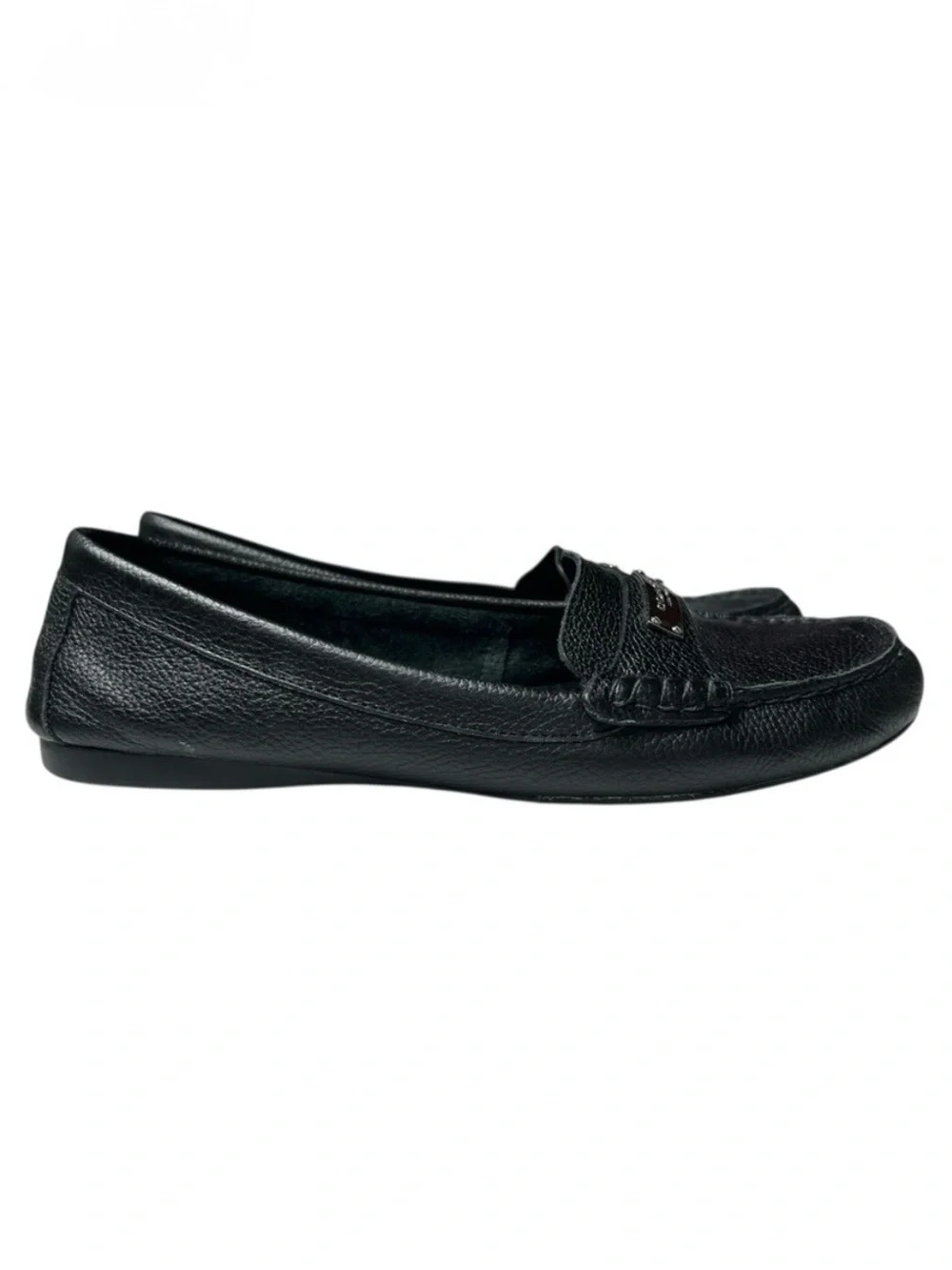 COACH Fredrica Women's Black Leather Loafers